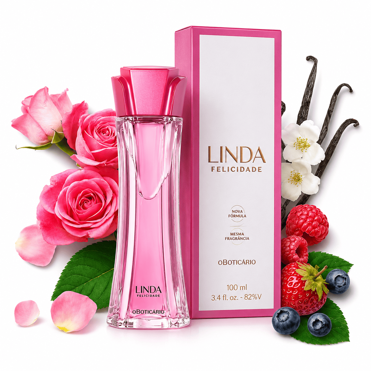 Linda Felicidade Desodorante Colônia 100ml