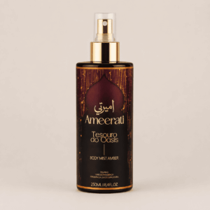 BODY MIST TESOURO DO OASIS LINHA AMBER AMEERATI 250 ML