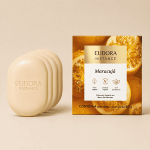 Sabonete Vegetal em Barra Perfumado Instance Maracujá 4x80g