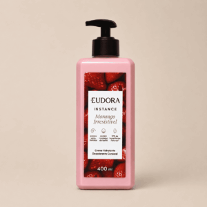 Creme Hidratante Desodorante Corporal Instance Morango Irresistível 400ml