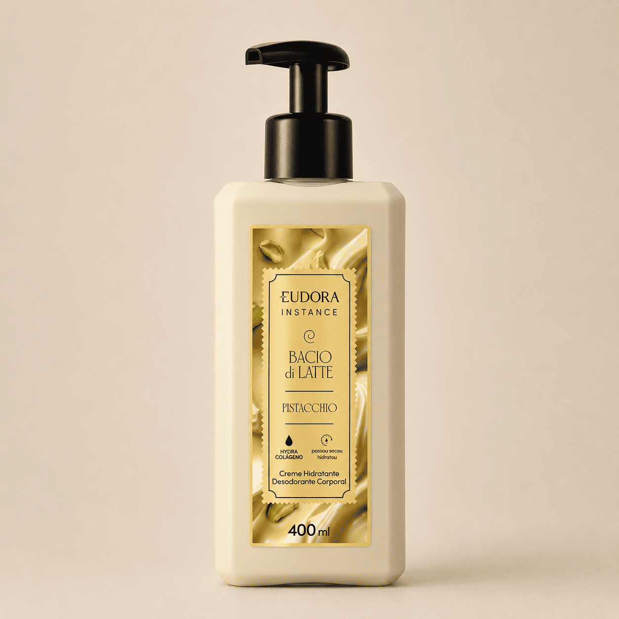 Creme Hidratante Desodorante Corporal Instance Pistacchio 400ml